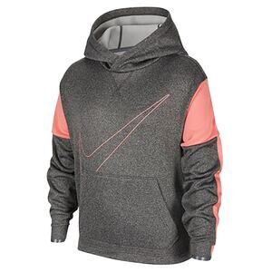 Nike Girls Gray Pink Dri-Fit Pullover Hoodie Youth Size Large